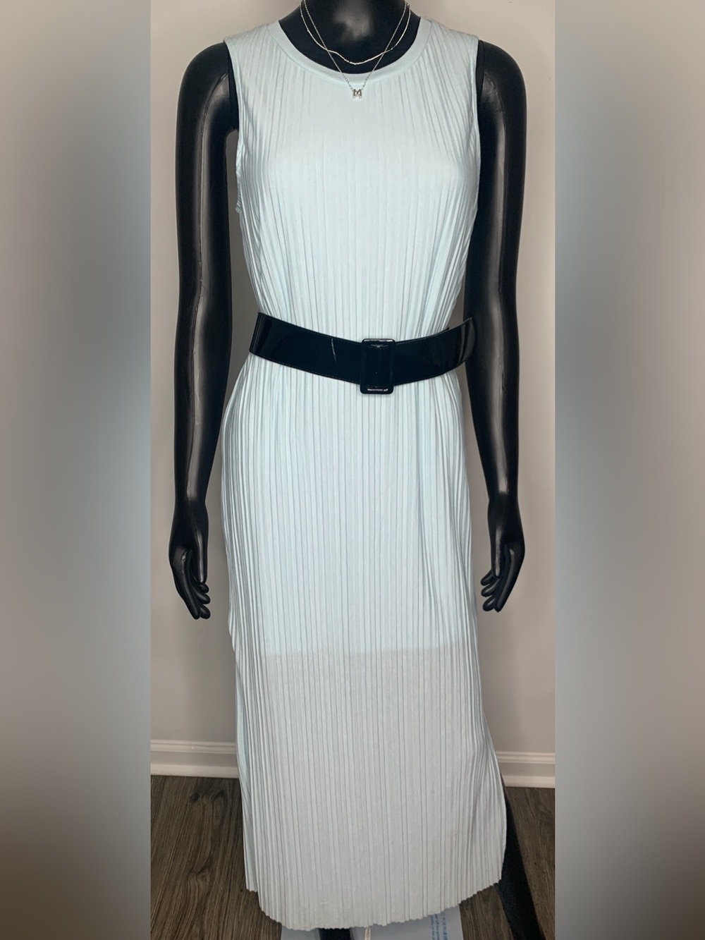 A New Day Light Blue Ruffle Maxi Dress